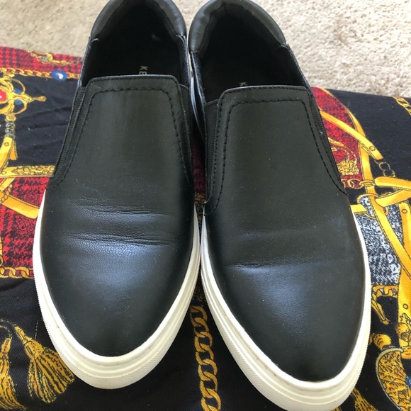 Kenneth Cole Women’s Slip-On Leather Sneakers - Picture 2 of 4